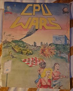 CPU Wars Vintage Comic Book