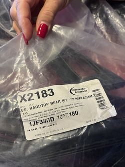 1952 Thru 196 Corvette Replacement Hardtop Rubber