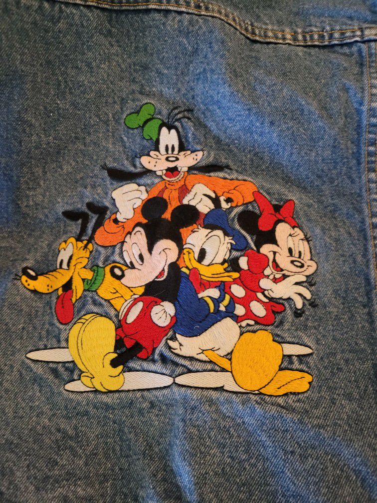 Disney Mickey Mouse and Friends Denim Jacket