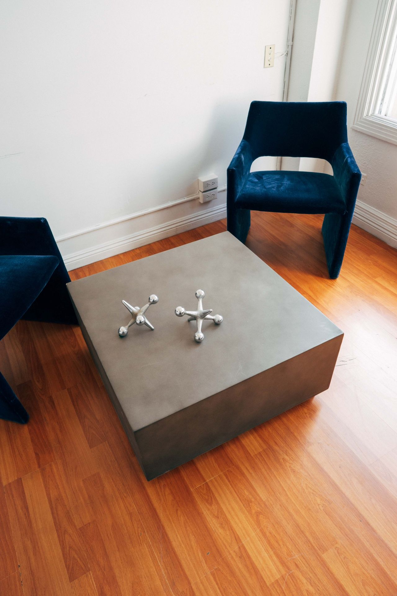 CB2 CEMENT COFFEE TABLE  