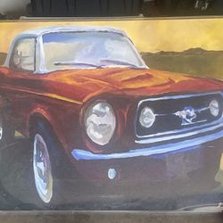 Mustang Canvas 4’x3’