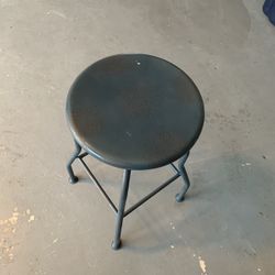 Pottery Barn Metal Adjustable Stool 