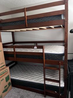 3 tier bunk bed