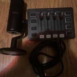 Mixer And Microphone 