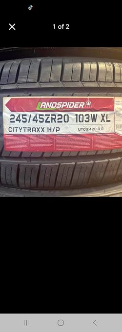 245.45R20 Brand New Tires Only $125 Each $450 Set Of 4 With Installation 