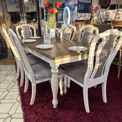 Dining Table With 6 Chairs 