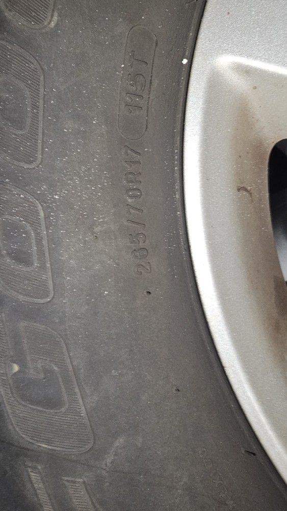 Ram 18" Wheels with rubber