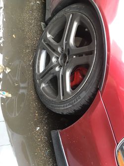 Type s 18s rims w tires