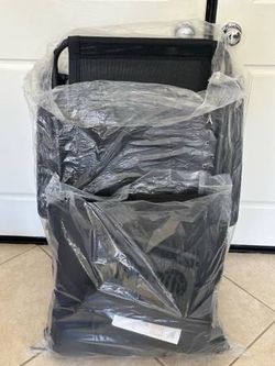 New XL Black Zero Gravity Chair Oversized Recliner Folding Patio Lounge Chair