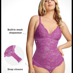 Sexy Lace Bodysuit Shapewear