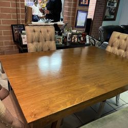 Elegant Dining Table For Four/Five Includes Chairs Bench