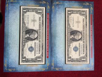Two certified blue stamp 1957 tickets one with star for $ 100. Firm price