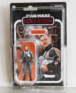 Star Wars TVC Rogue One Antoc Merrick Figure – Sealed X-Wing Exclusive