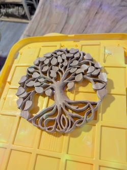 Carved Wood Tree of Life Wall Decor