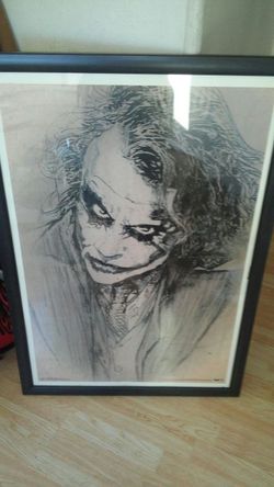 Pic frame for sale nice that joker.