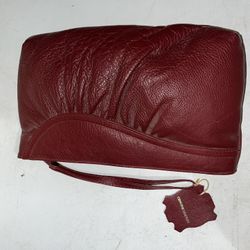 Vintage Real Leather Small Red Handbag