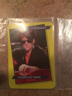 Thompson Twins - Tom Bailey concert card