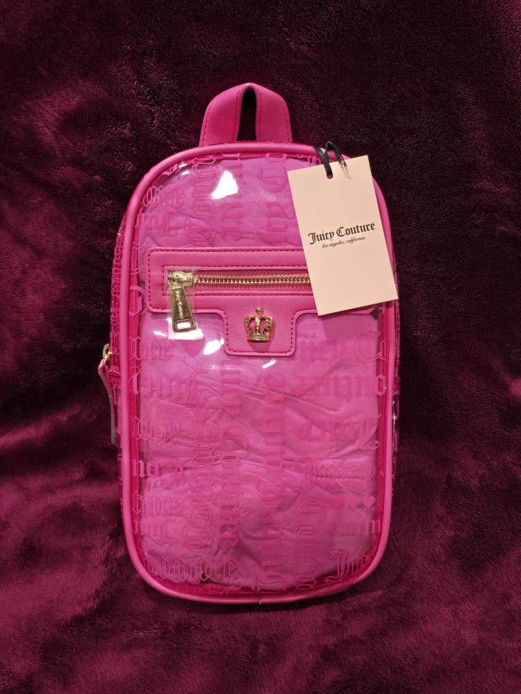 Juicy Couture Sling Backpack Hot Pink NWT