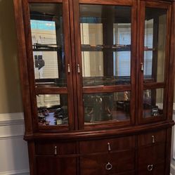 Solid Wood China Cabinet