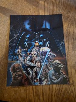 Giant Starwars Post Cards