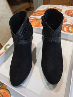 Karen Scott Ankle Boots Wendaa Black Suede