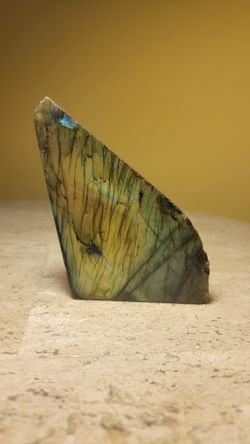 Yellow Flash Labradorite Crystal 