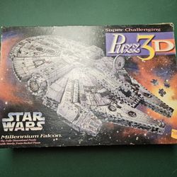 Star Wars Puzz3D Millennium Falcon Puzzle - 857 Pieces, Sturdy, Realistic Design