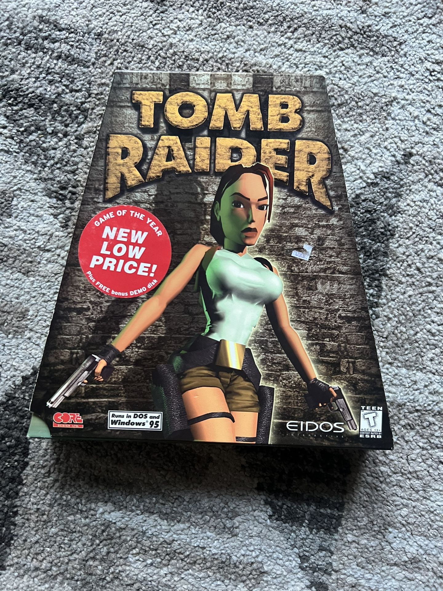 Tomb Raider Pc Game Trapezoid Box