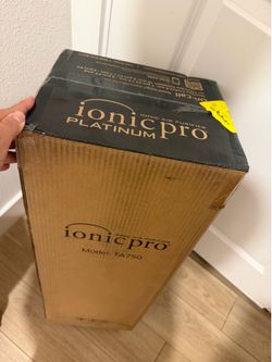 Air purifier ionic pro platinum new