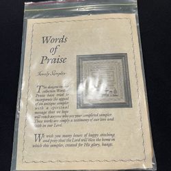 Words Of Praise Family Sampler Preowned