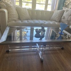 Lucite Acrylic Coffee Table
