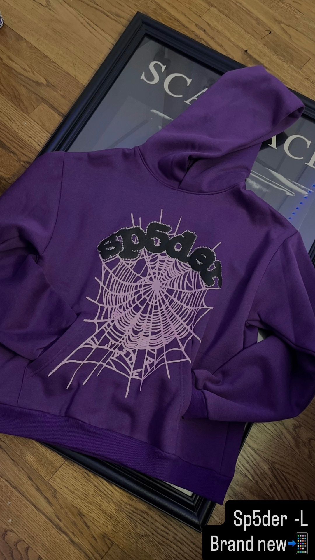 Spider Hoodie Size L
