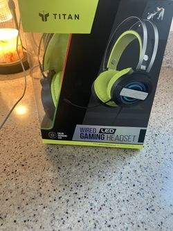 Wired Led Gaming Headset New