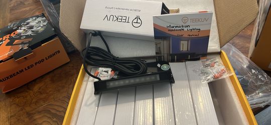 Paquete de 8 luces LED de 12 pulgadas, 3 W, luces de pared de contención IP65 impermeables, luces 