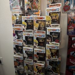 Various Funko Pops Dragonball Z/Naruto