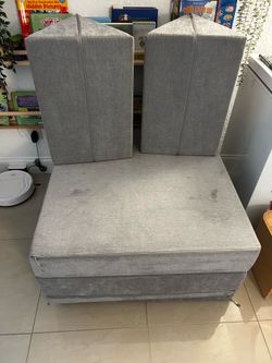 Grey Modular Foam Play Couch