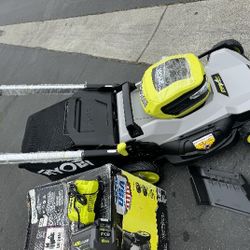 40V HP Brushless 21 in. Cordless Battery Walk Behind Multi-Blade Self-Propelled Mower - (2) 6.0 Ah Batteries & Charger