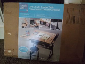 Art Table/desk With Stool