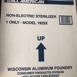 All American Non Electric Sterilizer 1925X