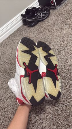 JORDAN 6 Red Oreo Size 9.5  (No Box)