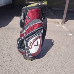 Golf Bag! Golf Clubs! Callaway 14 Slot Cart Bag!