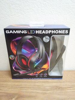 Pro gaming led headphones