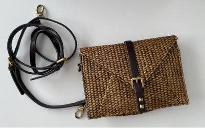Custo Barcelona Rafia crossover bag