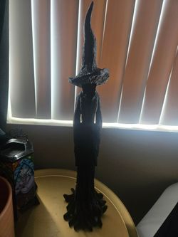 Gothic witch statue