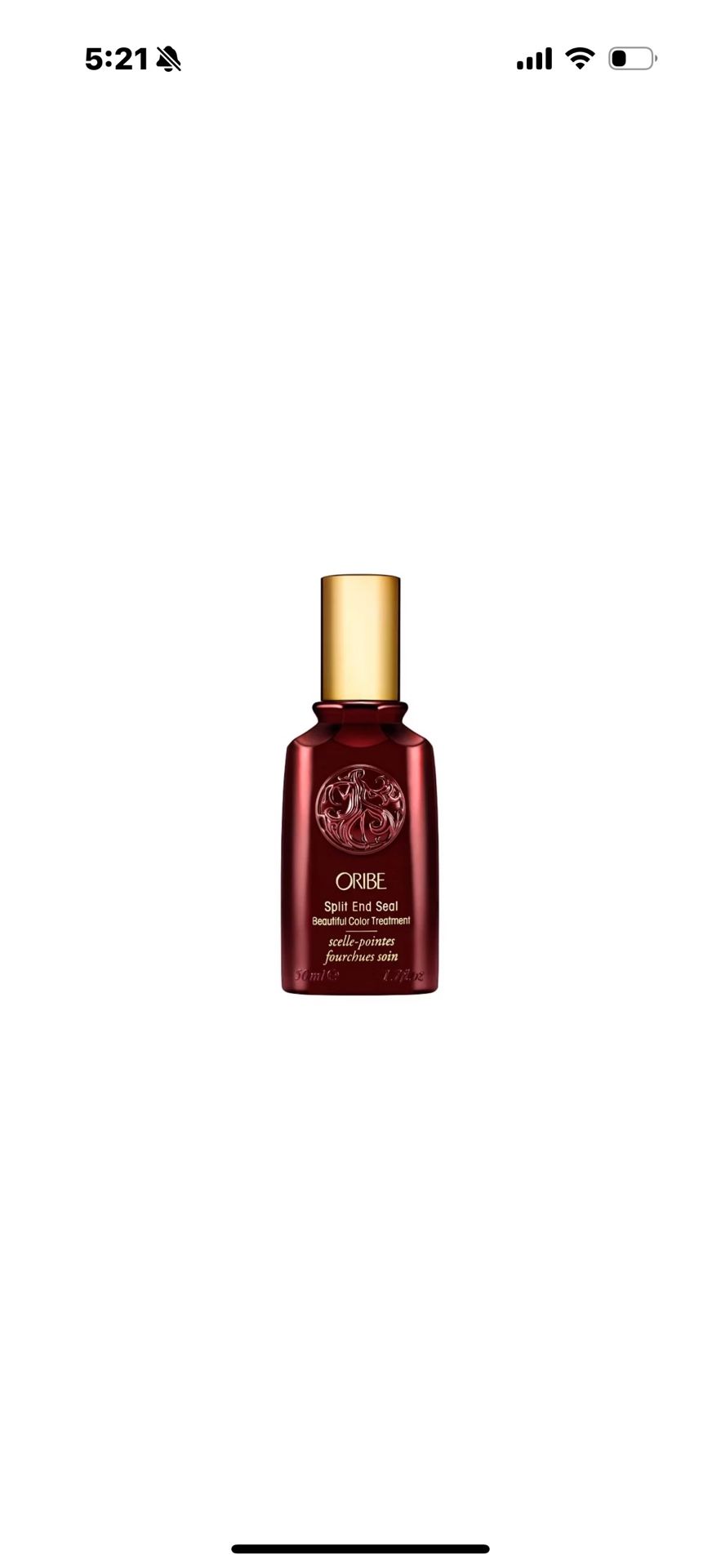Oribe Split End Seal Beautiful Color Treatment - 1.7 oz / 50 ml - SEALED