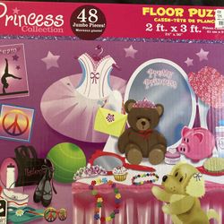 48 Jumbo Piece Princess Collection Puzzle 
