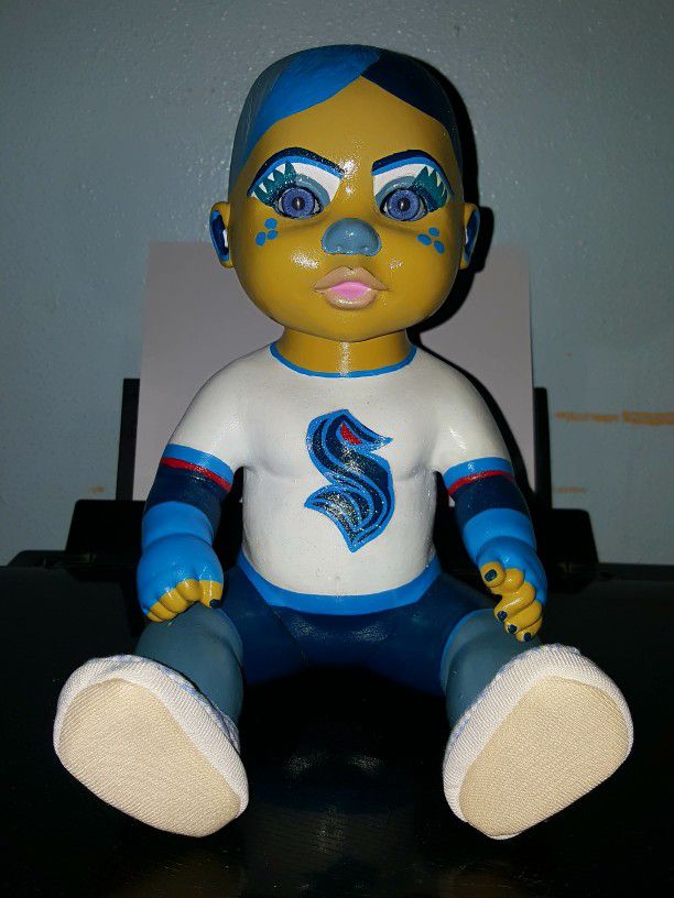 Hockey troll styled doll