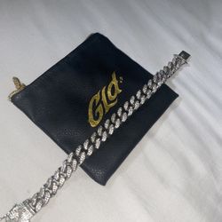 Cuban Link Bracelet in White Gold - 12mm