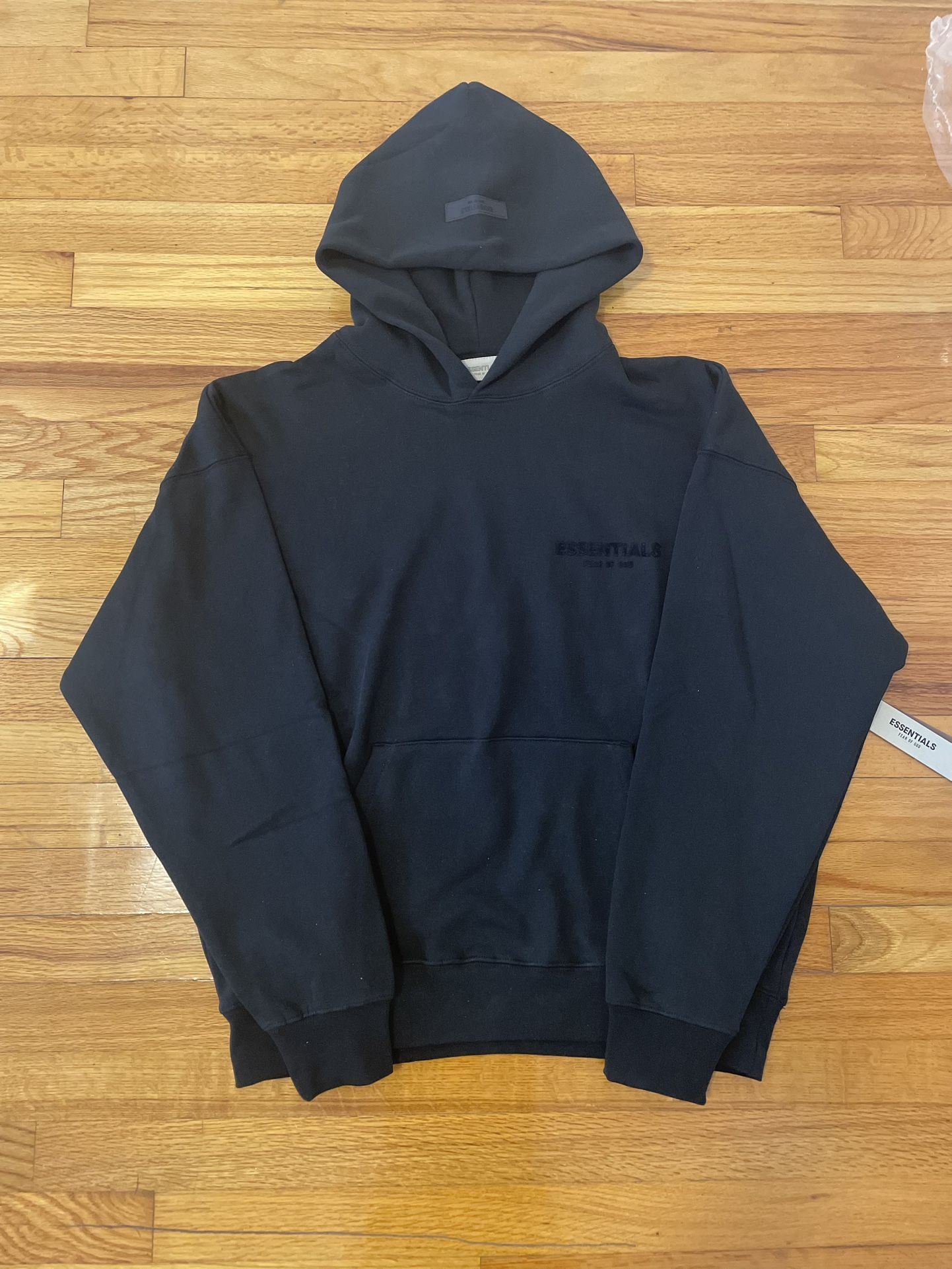 Black Essentials Hoodie