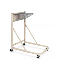 Blueprint Stand Adir 613 Vertical File Rolling Stand, Mobile 12- Brackets Steel 27” W, 48” L, 28” D